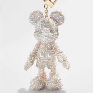 BaubleBar Pearl Mickey Mouse Bag Chain Brand New with Tags